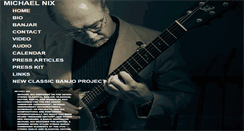 Desktop Screenshot of michaelnixmusic.com